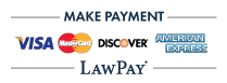 Make payment with credit card via LawPay